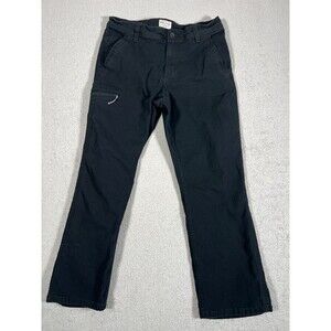 Weatherproof Vintage Men's Pants Relaxed Fit Utility 32x29 Black Stretch Cotton